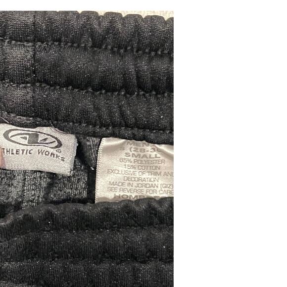 Athletic Works Black Red Piping Track Pants S (28-30) - Picture 4 of 6